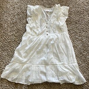 Target brand dress with brown buttons